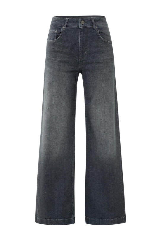 YAYA Loose fit jeans with high waist and wide legs