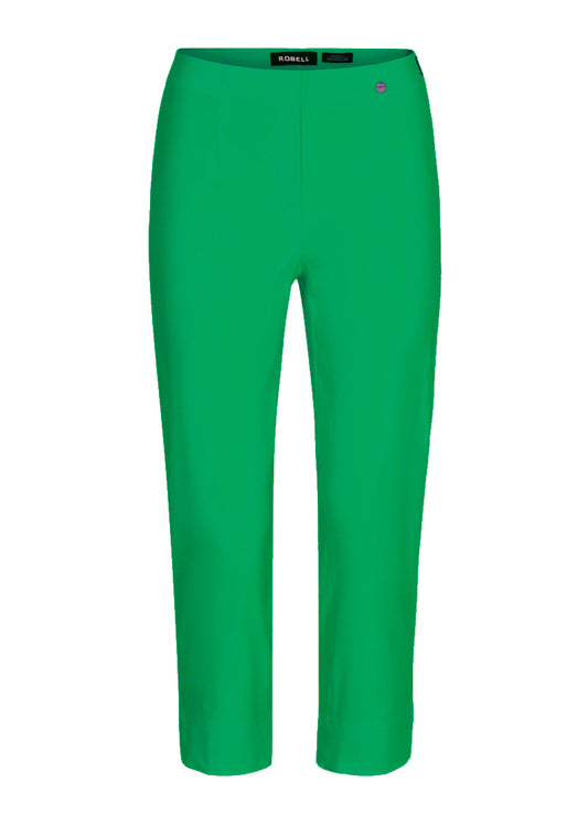 Robell Marie Emerald Green Cropped 07 Trousers