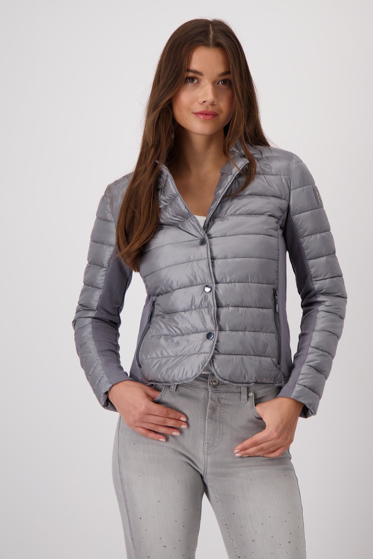 Monari Dark Grey Quilted Jacket