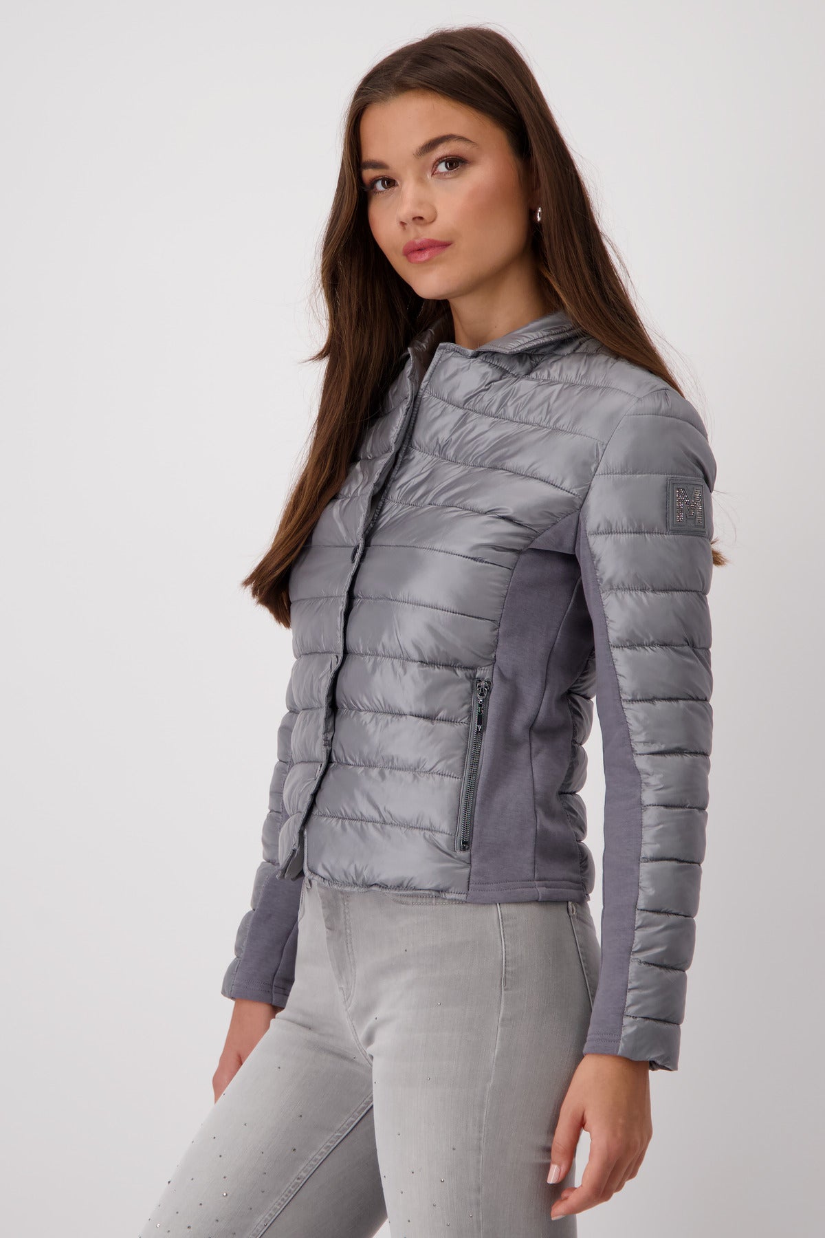 Monari Dark Grey Quilted Jacket