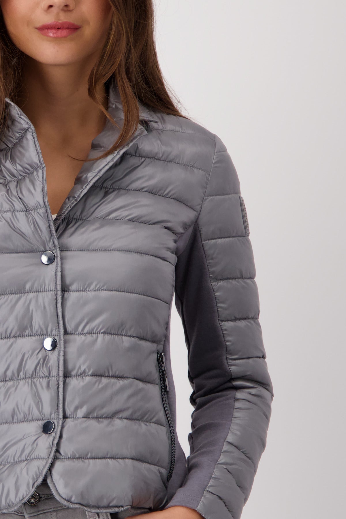 Monari Dark Grey Quilted Jacket