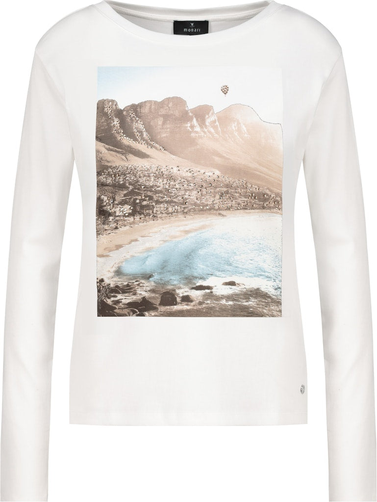 Monari Landscape Print Top