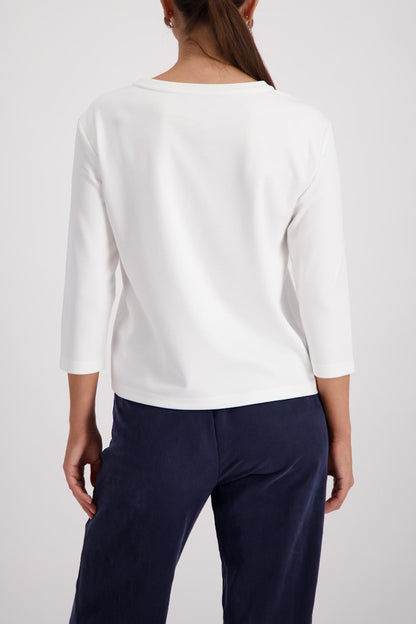 Monari Off White Emblem Top