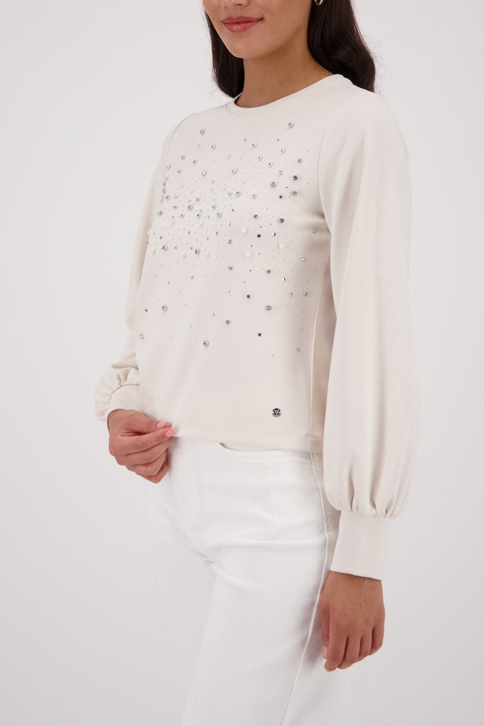 Monari Sweatshirt with Rhinestones