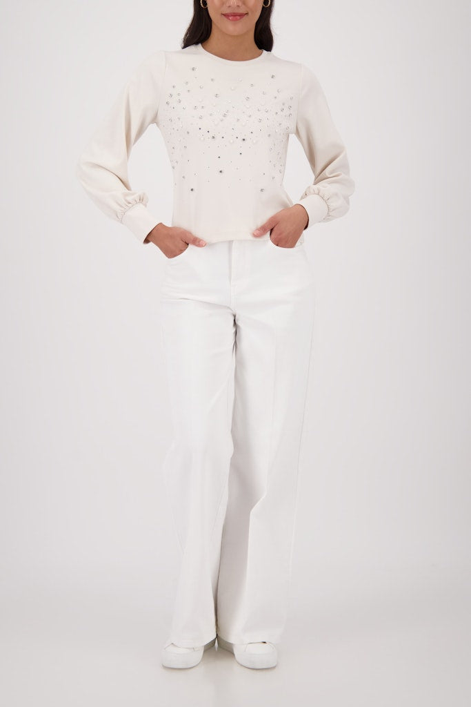 Monari Sweatshirt with Rhinestones