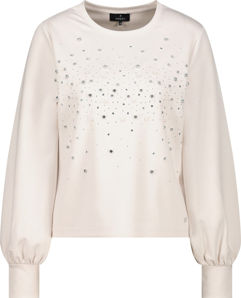 Monari Sweatshirt with Rhinestones