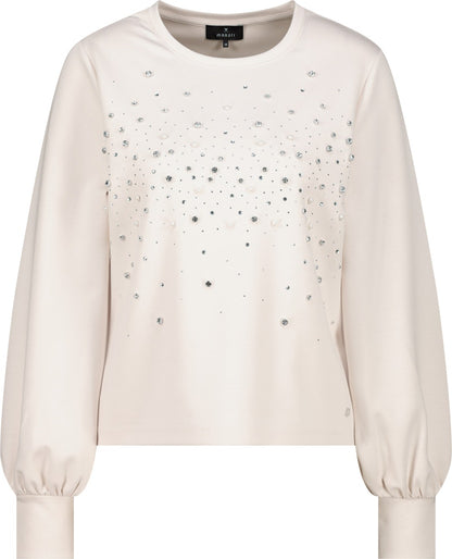 Monari Sweatshirt with Rhinestones