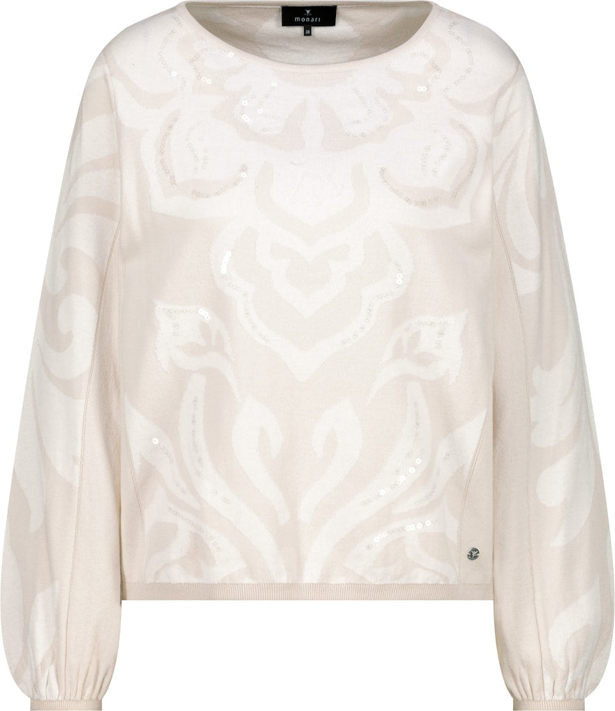 Monari Jacquard Print Sweater