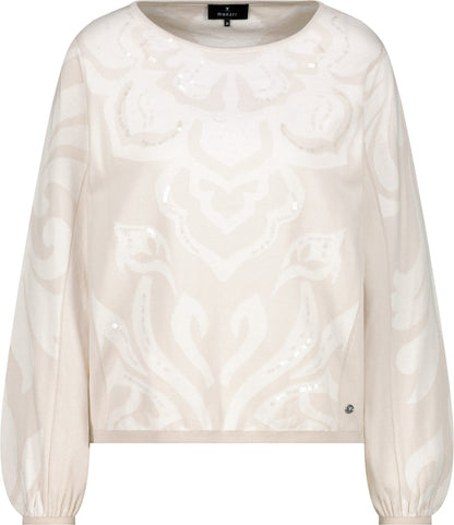 Monari Jacquard Print Sweater