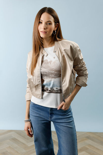 Monari Sand Bomber Jacket