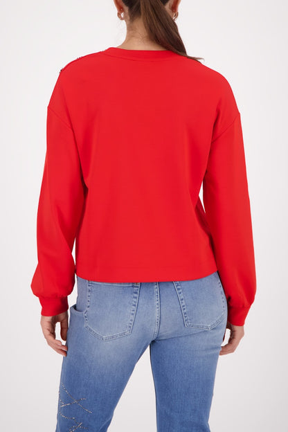 Monari Chili Pepper Embossed Sweatshirt
