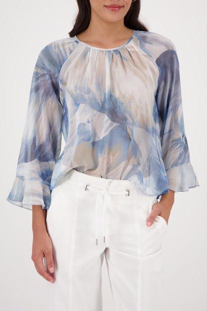 Monari Abstract Print Blouse