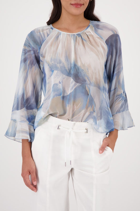 Monari Abstract Print Blouse