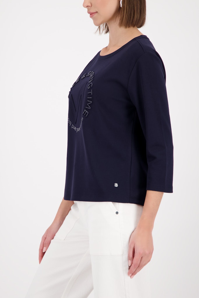Monari Navy Emblem Top