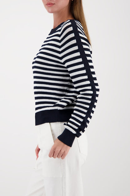 Monari Marine Striped Pullover
