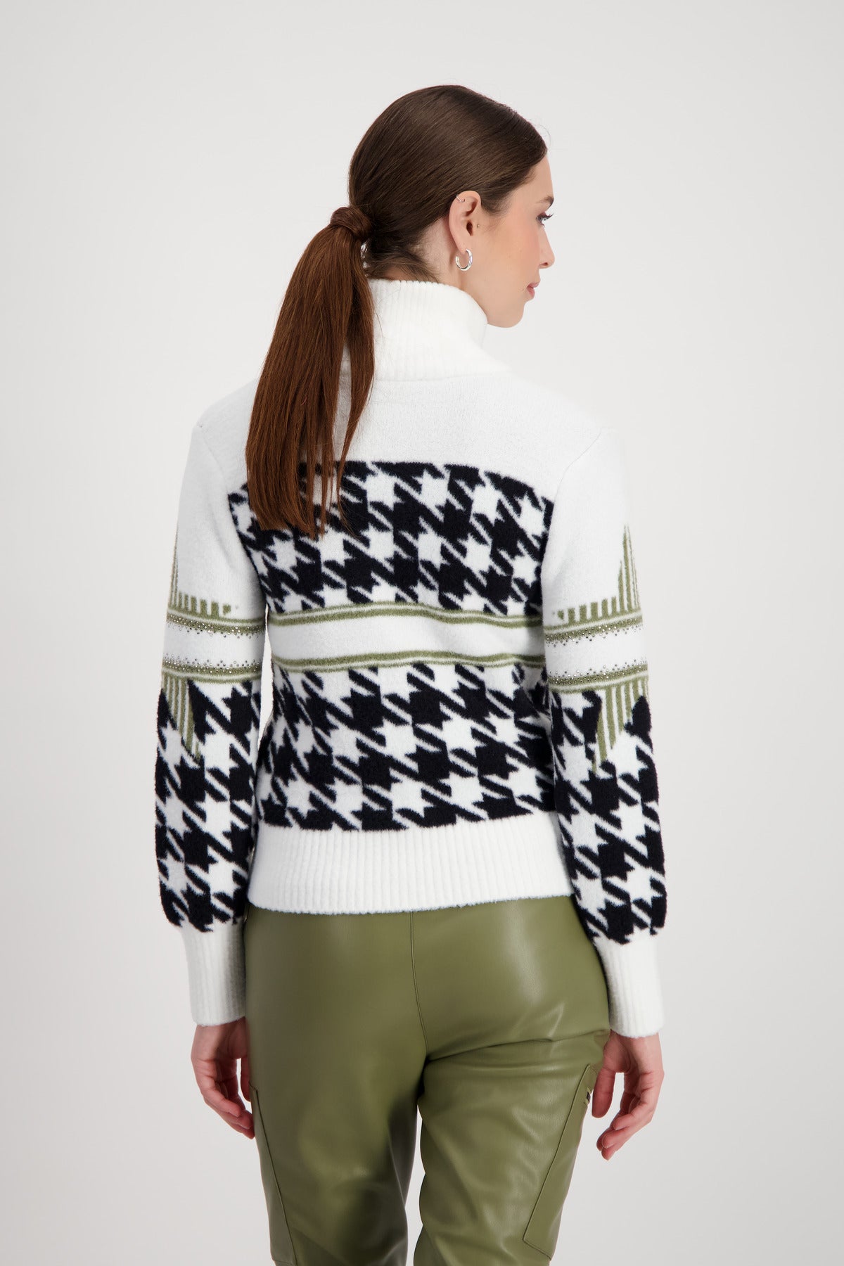 Monari Houndstooth cardigan