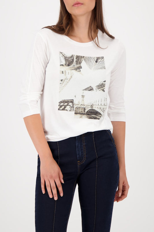 Monari Off White Graphic T-shirt
