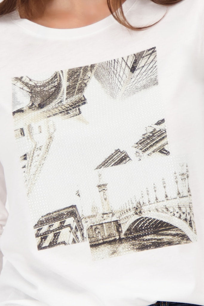 Monari Off White Graphic T-shirt