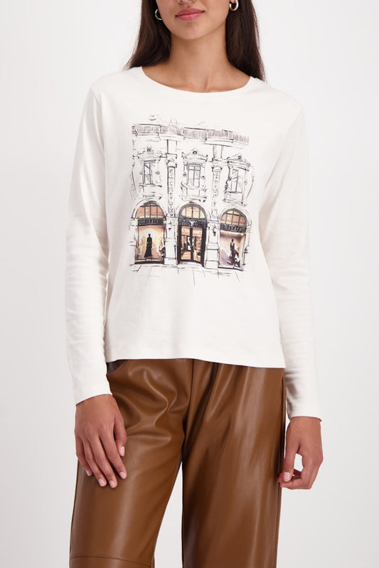 Monari City Print Top