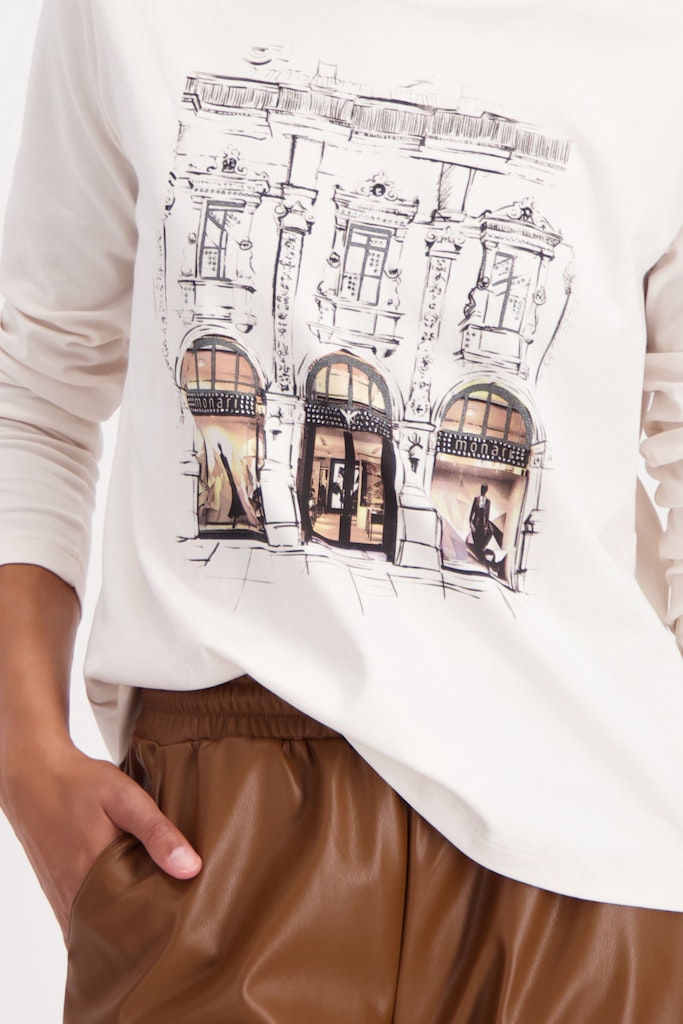 Monari City Print Top