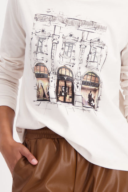 Monari City Print Top