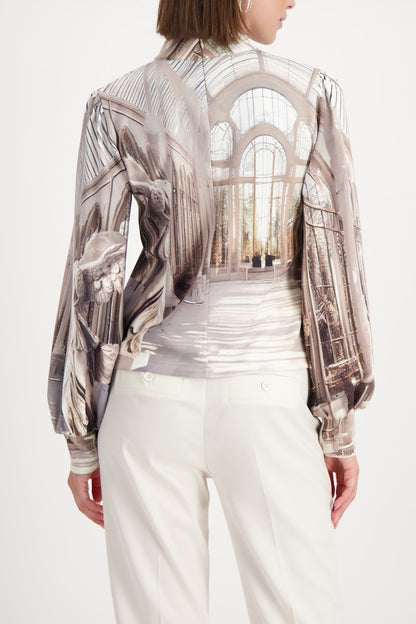 Monari Almond Toned Blouse