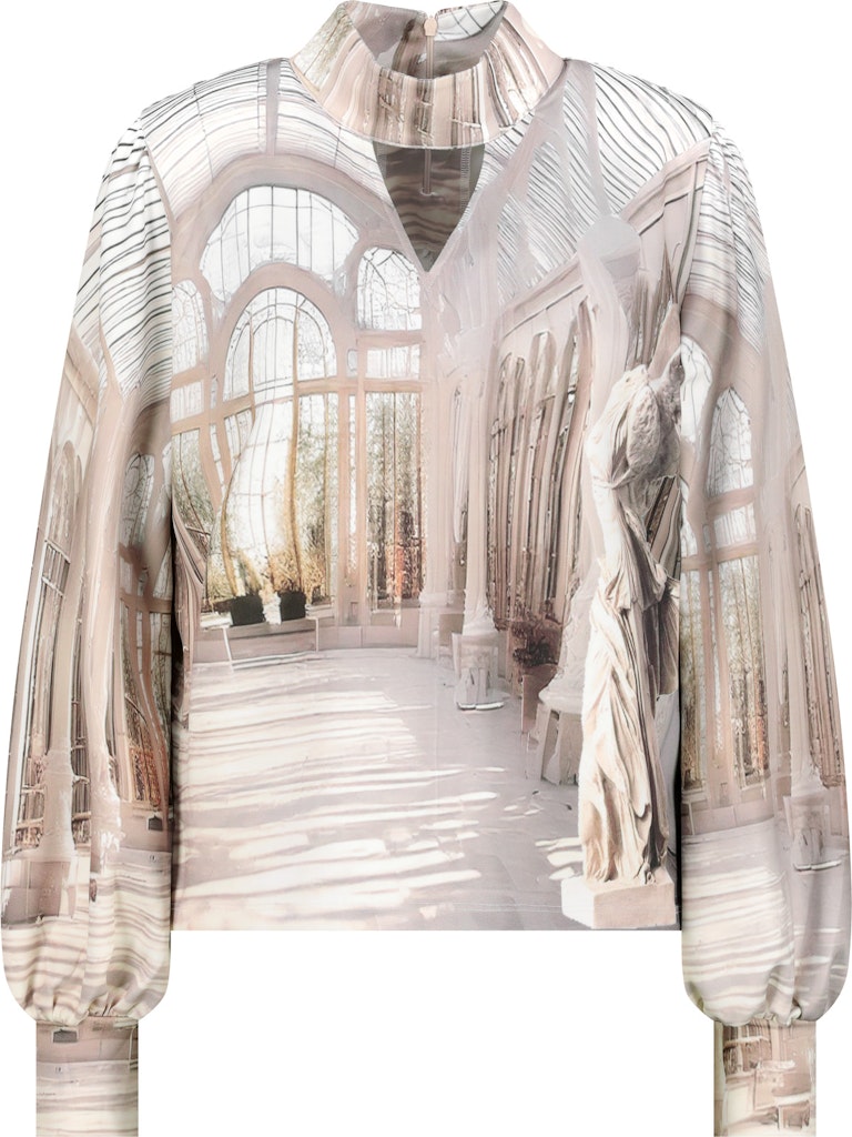 Monari Almond Toned Blouse