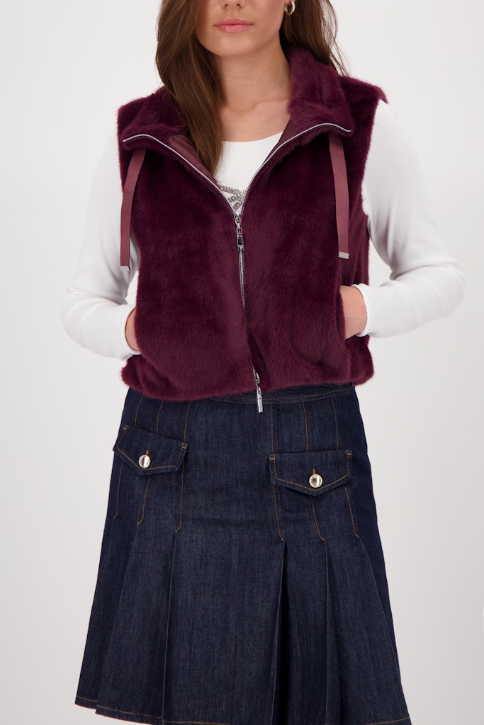 Monari Faux Fur Waistcoat