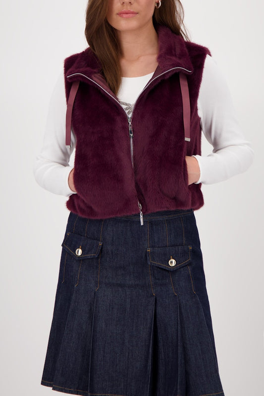 Monari Faux Fur Waistcoat