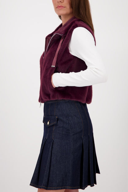 Monari Faux Fur Waistcoat