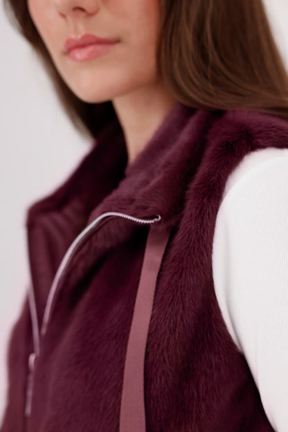 Monari Faux Fur Waistcoat