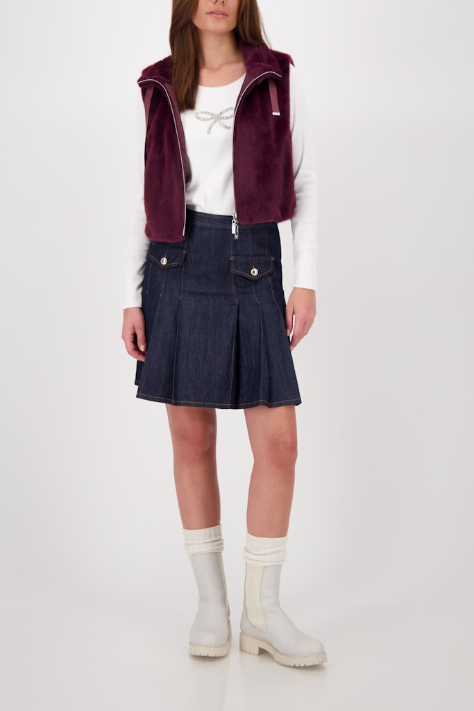 Monari Faux Fur Waistcoat
