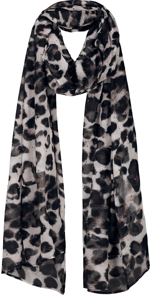 Monari Leopard Print Scarf