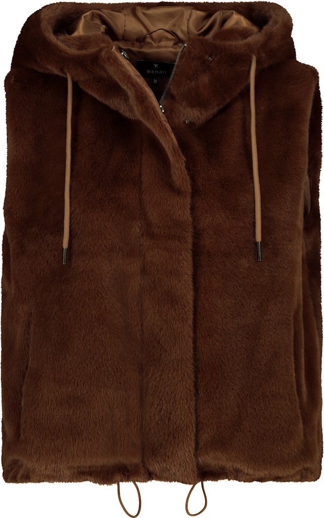 Monari Whisky Faux Fur Gilet