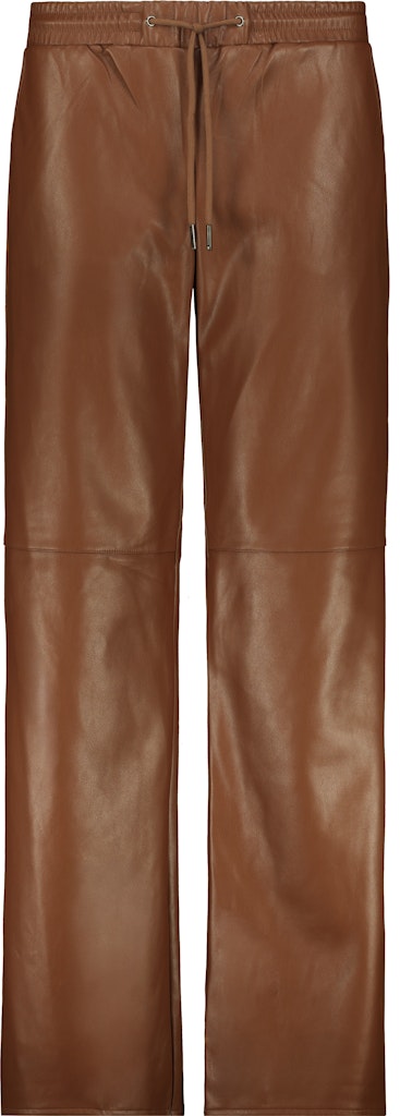 Monari Whisky Faux Leather Trousers