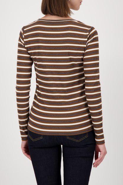 Monari Whisky Striped Top