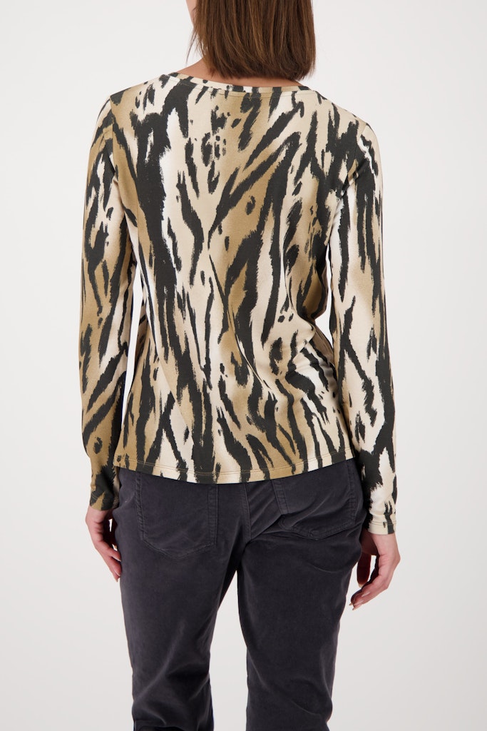 Monari Tiger Print Top