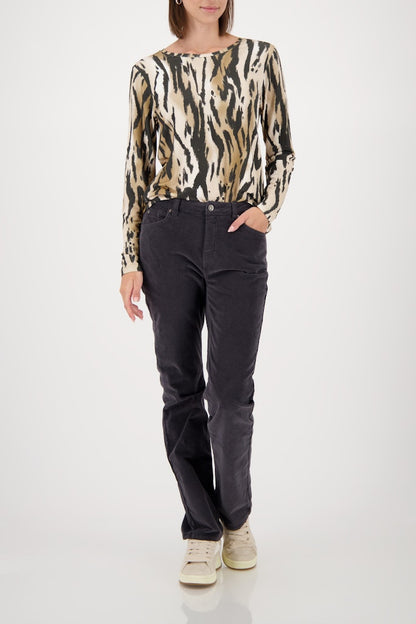 Monari Tiger Print Top