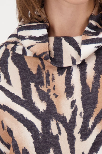 Monari Tiger Print Sweatshirt