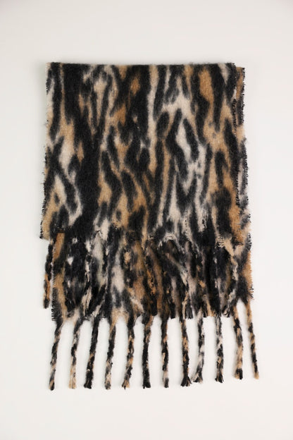 Monari Tiger Print Scarf