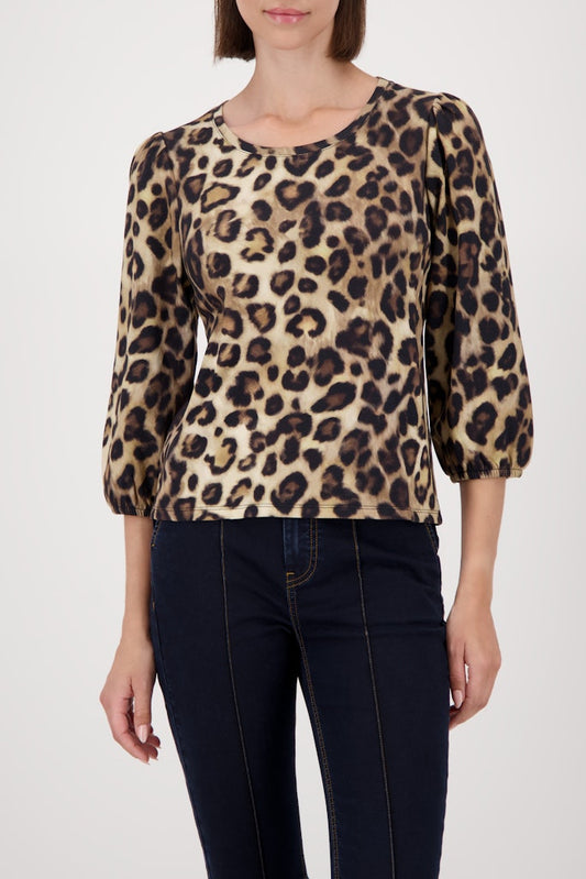 Monari Leopard Print Sweatshirt