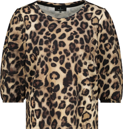 Monari Leopard Print Sweatshirt
