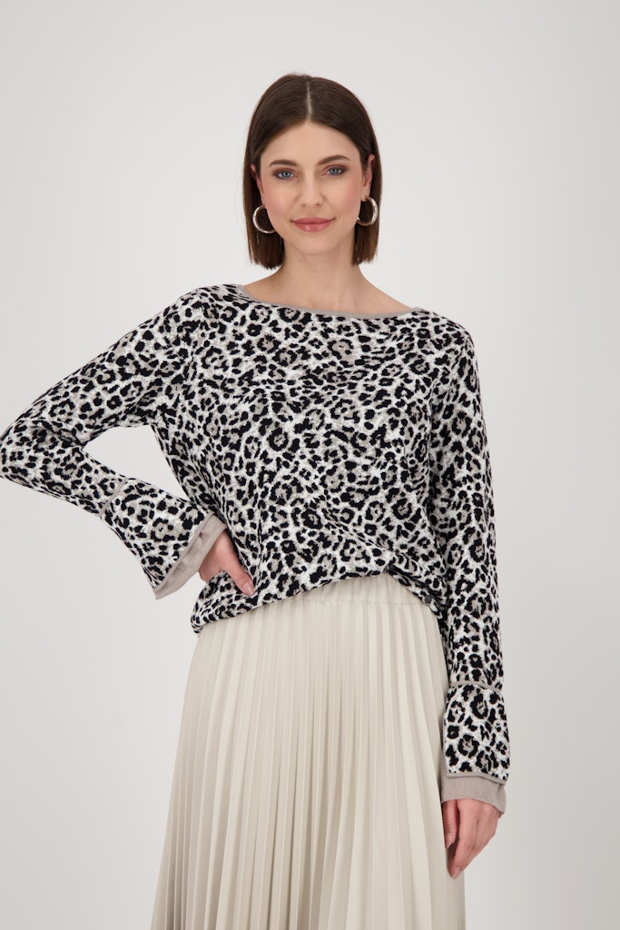 Monari Animal Print Sweater