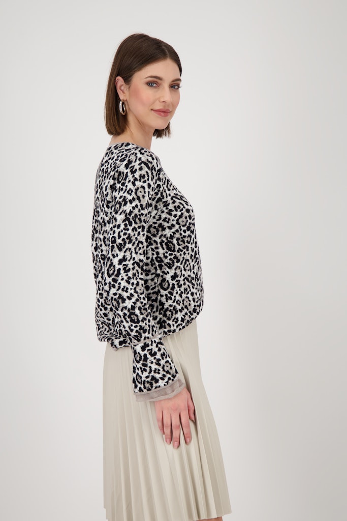 Monari Animal Print Sweater