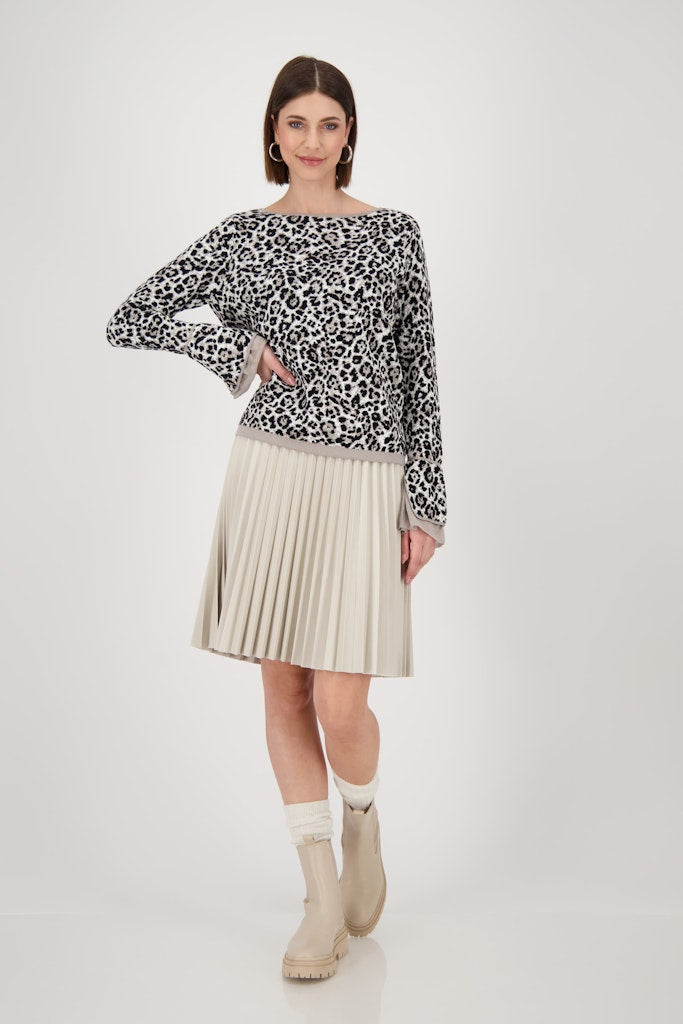 Monari Animal Print Sweater