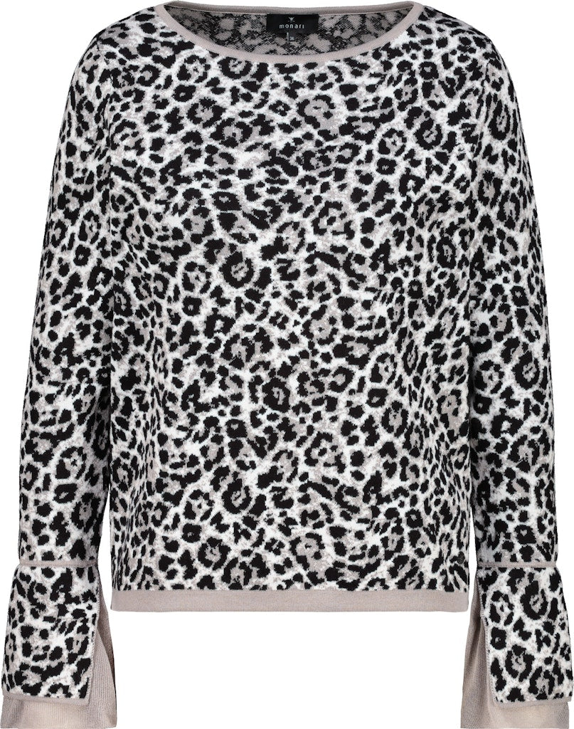 Monari Animal Print Sweater