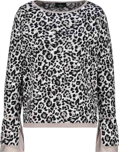Monari Animal Print Sweater