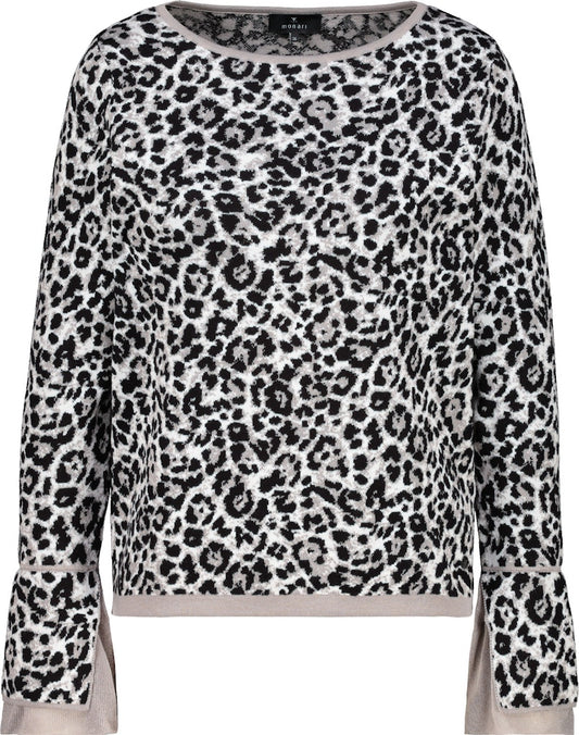 Monari Animal Print Sweater