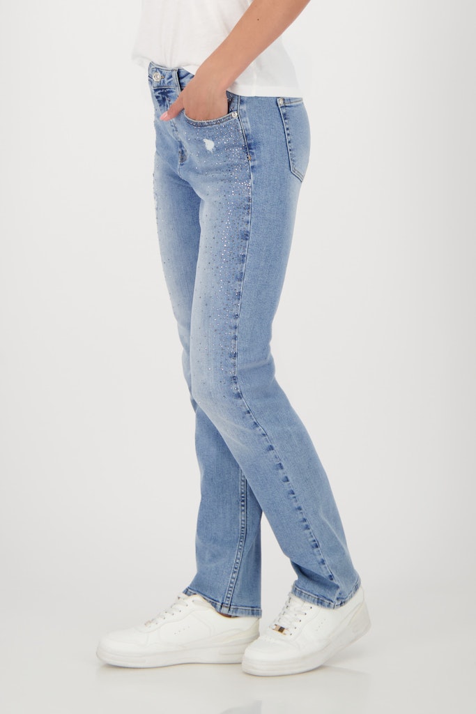Monari Blue Embellished Jeans