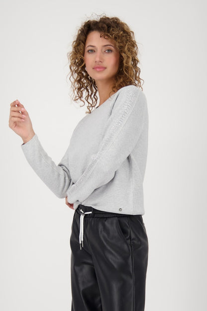 Monari Ash Grey Melange Sweater